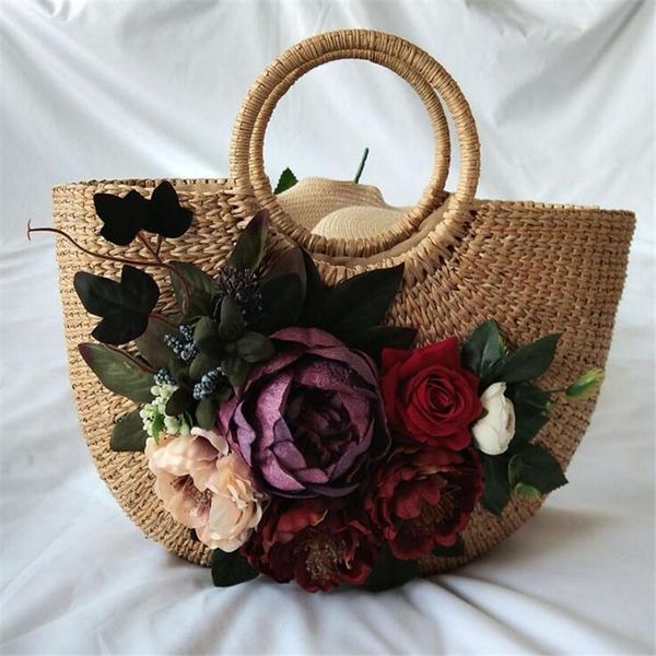 evening bags 2021 original design sun hat+ straw bag for women beach luxury hand-woven flower tote handbag
evening bags 2021 original design sun hat+ straw bag for women beach luxury hand-woven flower tote handbag