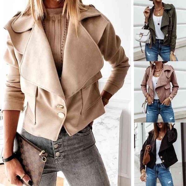 autumn and winter 2020 new long sleeve lapel deerskin velvet short small coat for women, Black
autumn and winter 2020 new long sleeve lapel deerskin velvet short small coat for women, Black