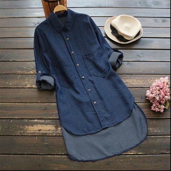 women shirt plus size s 5xl jean blouses autumn solid long style turn down collar sleeve shirts sale blouse, White
women shirt plus size s 5xl jean blouses autumn solid long style turn down collar sleeve shirts sale blouse, White