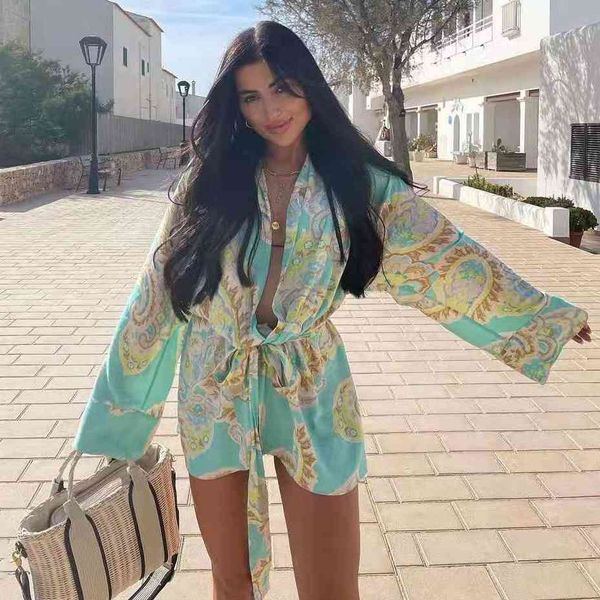 women's blouses & shirts fashion floral paisley printed women long wrap blouse with bowknot high waist spring summer kimono beach, White
women's blouses & shirts fashion floral paisley printed women long wrap blouse with bowknot high waist spring summer kimono beach, White