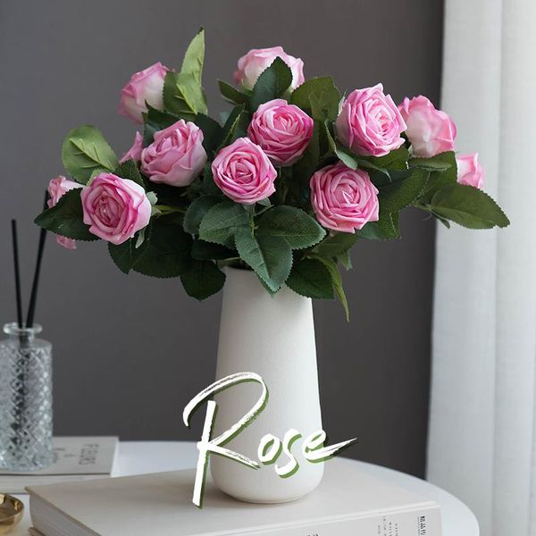 rose simulation living room indoor false flower decoration table arrangement silk dry bouquet flowers small decorative & wreaths
rose simulation living room indoor false flower decoration table arrangement silk dry bouquet flowers small decorative & wreaths