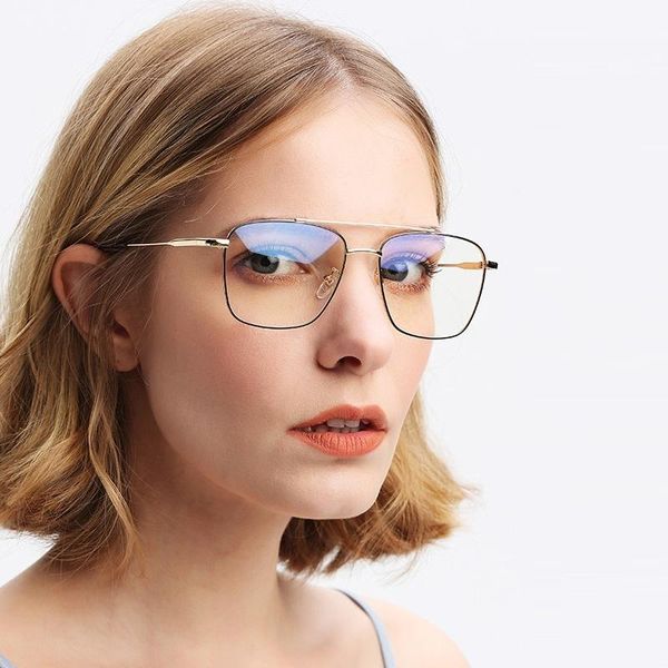fashion sunglasses frames 2021 classic metal square transparent glasses frame women vintage unique double beam eyeglasses men spectacles, Black
fashion sunglasses frames 2021 classic metal square transparent glasses frame women vintage unique double beam eyeglasses men spectacles, Black