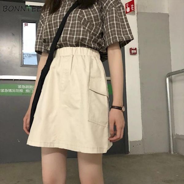 cargo chic pocket design womens skirt empire retro summer korean preppy girls elastic waist all match fashion femme faldas, Black
cargo chic pocket design womens skirt empire retro summer korean preppy girls elastic waist all match fashion femme faldas, Black