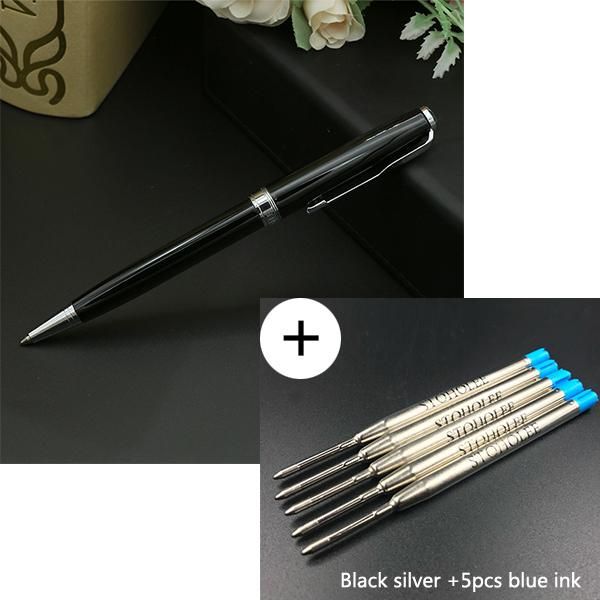 business signature pen high-quality metal ballpoint stationery office supplies blue ink pens, Blue;orange
business signature pen high-quality metal ballpoint stationery office supplies blue ink pens, Blue;orange