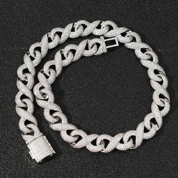 fashion europe america style 8-character infinite chain cuba micro inlaid with zircon chaoren hip hop necklace hiphop gold, Black
fashion europe america style 8-character infinite chain cuba micro inlaid with zircon chaoren hip hop necklace hiphop gold, Black