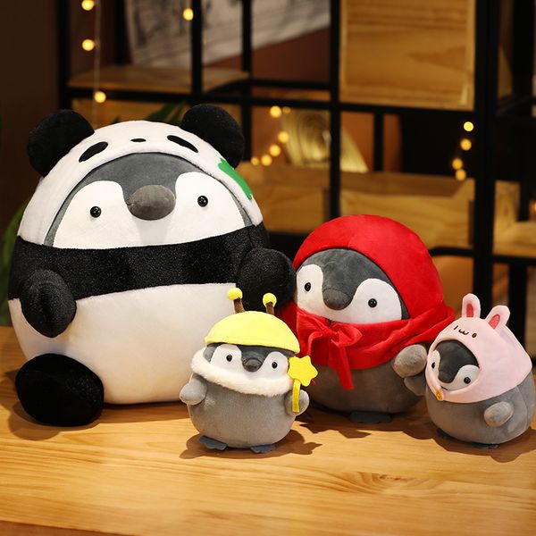 Cute Penguin Dressed Up as Panda Plush Animal Soft Plush Penguin Turn into Bee Rabbit Kawaii Doll Toys for Girls Kids Gift
Cute Penguin Dressed Up as Panda Plush Animal Soft Plush Penguin Turn into Bee Rabbit Kawaii Doll Toys for Girls Kids Gift