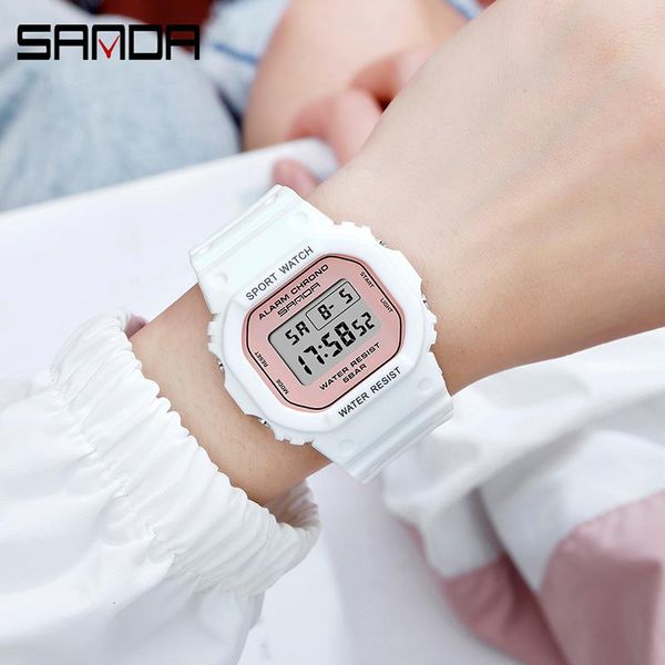 wristwatches sanda candy color women watch style led electronic ladies waterproof sports digital female clock relogio feminino, Slivery;brown
wristwatches sanda candy color women watch style led electronic ladies waterproof sports digital female clock relogio feminino, Slivery;brown