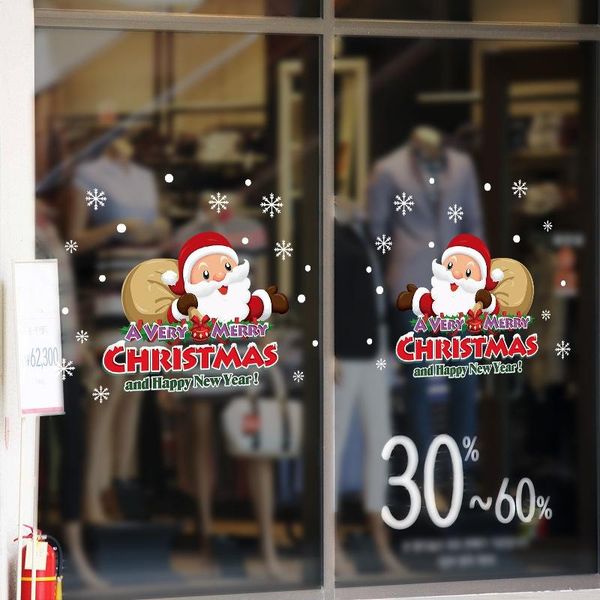 wall stickers cartoon santa claus merry christmas sticker for shop showcase decoration xmas festival mural art diy home decal
wall stickers cartoon santa claus merry christmas sticker for shop showcase decoration xmas festival mural art diy home decal