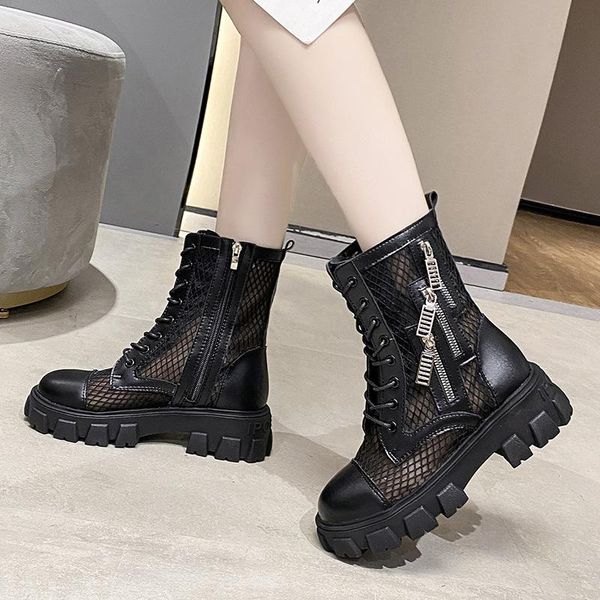 sandals mesh boots women's summer breathable hollow 2021 thick-soled hole roman women, Black
sandals mesh boots women's summer breathable hollow 2021 thick-soled hole roman women, Black