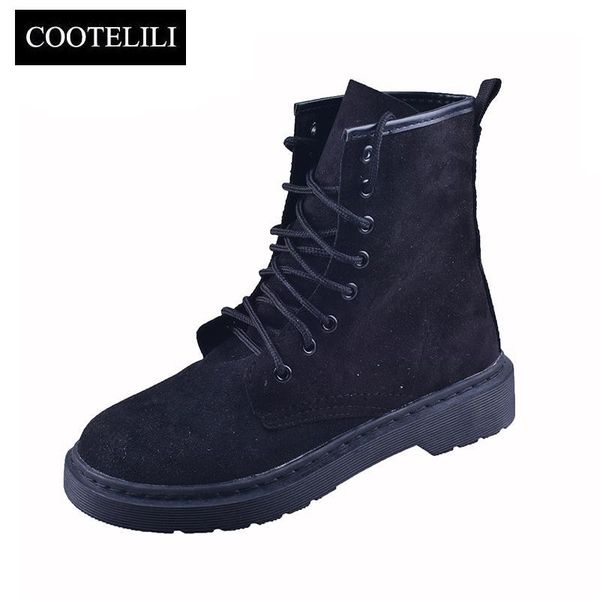 autumn ankle boots for women casual shoes woman lace up faux suede tooling botas mujer pink black size 35-39
autumn ankle boots for women casual shoes woman lace up faux suede tooling botas mujer pink black size 35-39