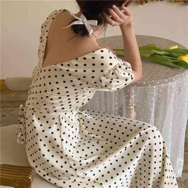 women's knits & tees women summer dresses v-neck lace up backless high waist polka dot vintage korean lady long dr9237 jrg4, White
women's knits & tees women summer dresses v-neck lace up backless high waist polka dot vintage korean lady long dr9237 jrg4, White