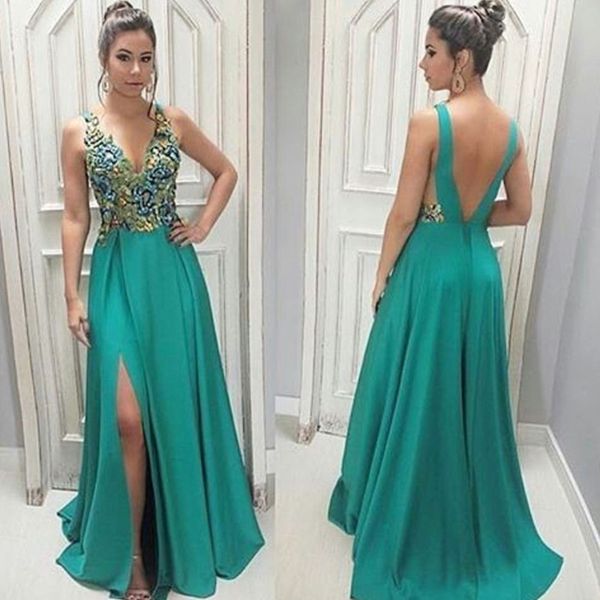 spaghetti navy evening dresses a-line split satin lace beaded formal prom dress robe de soiree, Black;red
spaghetti navy evening dresses a-line split satin lace beaded formal prom dress robe de soiree, Black;red