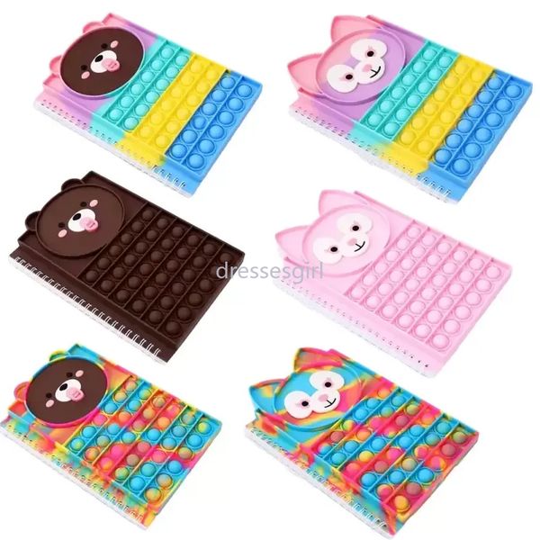 fidget toys rainbow little bear notebook colorful bag push bubble sensory squishy stress reliever autism needs anti-stress toy for children
fidget toys rainbow little bear notebook colorful bag push bubble sensory squishy stress reliever autism needs anti-stress toy for children