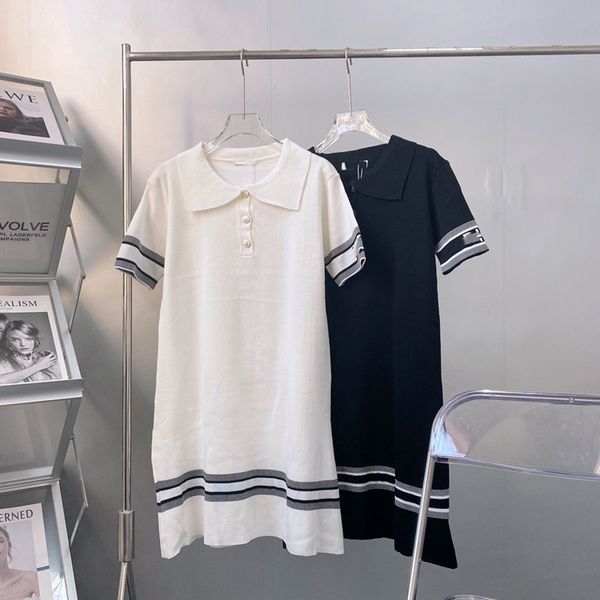 21 summer new dijia lapel letter jacquard fresh sweet show thin short sleeve knitted dress fashion, Black;gray
21 summer new dijia lapel letter jacquard fresh sweet show thin short sleeve knitted dress fashion, Black;gray