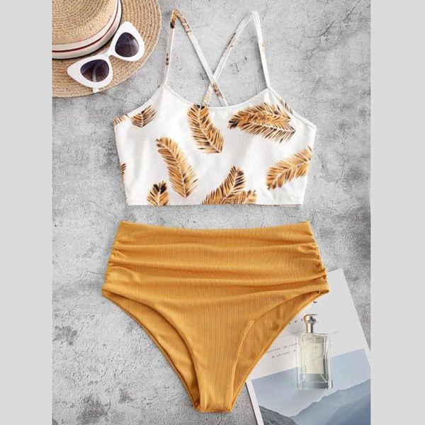 women's swimwear leaf print bikini 2021 brazilian women push up swimsuit female biquini summer swim beachwear badeanzug #py, White;black
women's swimwear leaf print bikini 2021 brazilian women push up swimsuit female biquini summer swim beachwear badeanzug #py, White;black