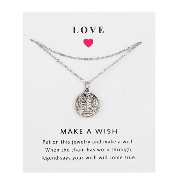 pendant necklaces libra 12 constellations pendants for women men sliver male jewelry fashion birthday gifts 1pcs, Silver
pendant necklaces libra 12 constellations pendants for women men sliver male jewelry fashion birthday gifts 1pcs, Silver
