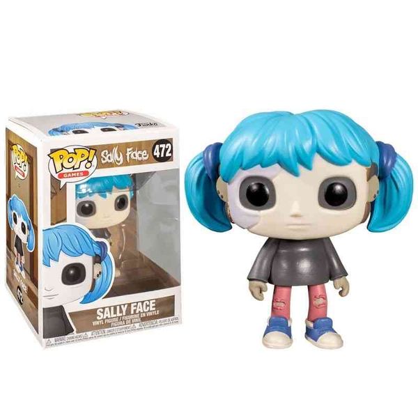 figure sally face cute #472 stupid sally's world game funko pop hand-made ornaments277n