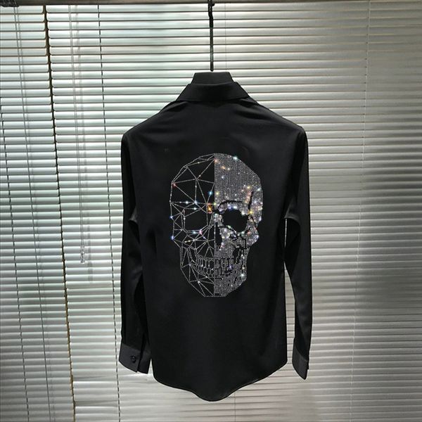 men's t-shirts hip-hop stage rock male shirt thin skull with diamonds... casual shiny personality bottoming long sleeves. 6gud, White;black
men's t-shirts hip-hop stage rock male shirt thin skull with diamonds... casual shiny personality bottoming long sleeves. 6gud, White;black