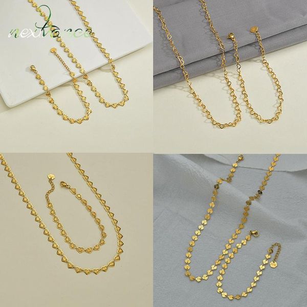 earrings & necklace nextvance trend stainless steel set bracelet heart shell hollow out women couple girl valentine's day girft, Silver
earrings & necklace nextvance trend stainless steel set bracelet heart shell hollow out women couple girl valentine's day girft, Silver