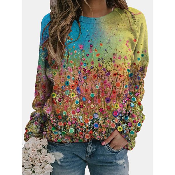 small color dot british women s fashion 3d printing short slim t-shirt autumn long sleeve round neck basic casual, White
small color dot british women s fashion 3d printing short slim t-shirt autumn long sleeve round neck basic casual, White