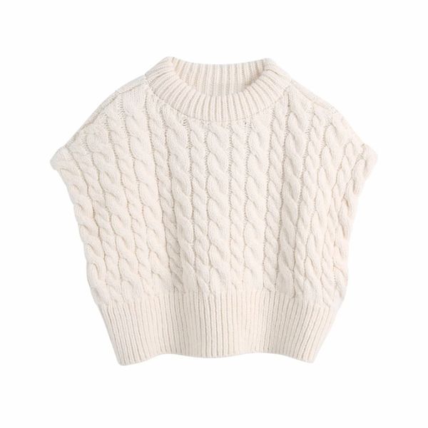 spring women mock neck crochet knitting short sweater female sleeveless pullover casual lady loose sw1165 210430, Black;white
spring women mock neck crochet knitting short sweater female sleeveless pullover casual lady loose sw1165 210430, Black;white