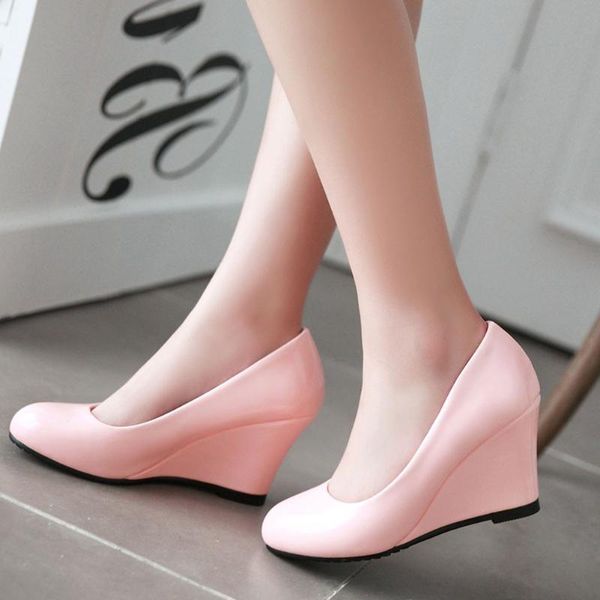 dress shoes karin brand high heels big size 43 slip on women elegant wedges pumps woman, Black
dress shoes karin brand high heels big size 43 slip on women elegant wedges pumps woman, Black