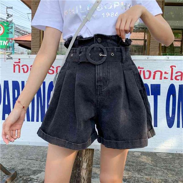 lanmrem korea styles stundents high wasit vintage flare short denims black color with belt pluse size shorts wm58501 210331, White;black
lanmrem korea styles stundents high wasit vintage flare short denims black color with belt pluse size shorts wm58501 210331, White;black