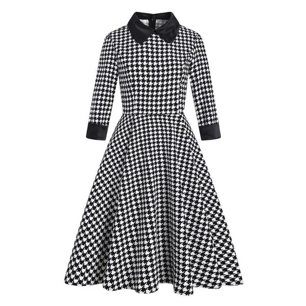 casual dresses sishion hepburn elegant bird lattice plaid dress sp1549 3/4 long sleeve a line swing women autumn, Black;gray
casual dresses sishion hepburn elegant bird lattice plaid dress sp1549 3/4 long sleeve a line swing women autumn, Black;gray