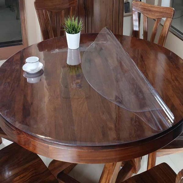 table cover round transparent tablecloth pvc waterproof oilproof glass soft cloth home kitchen dining room placemat 1mm
table cover round transparent tablecloth pvc waterproof oilproof glass soft cloth home kitchen dining room placemat 1mm