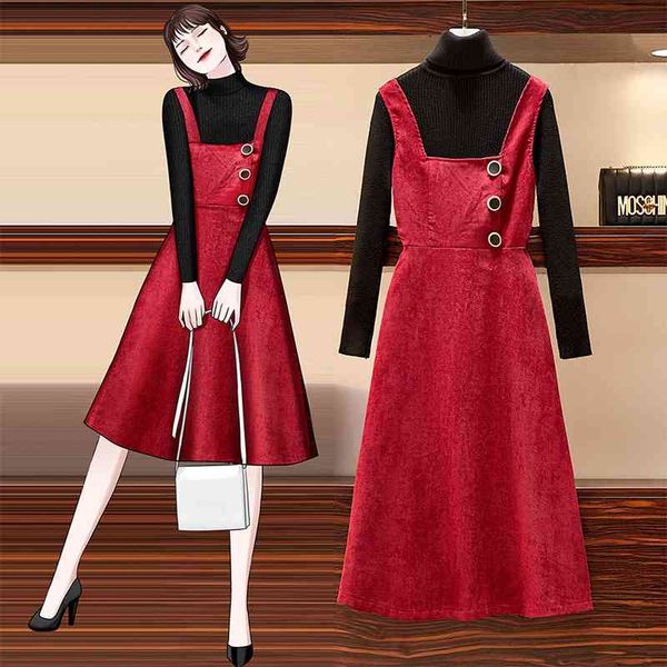 two piece dress ichoix 2 piece ensemble dressed female red korean style sash casual dress two outfits crocheted girl autumn 82ds, White
two piece dress ichoix 2 piece ensemble dressed female red korean style sash casual dress two outfits crocheted girl autumn 82ds, White