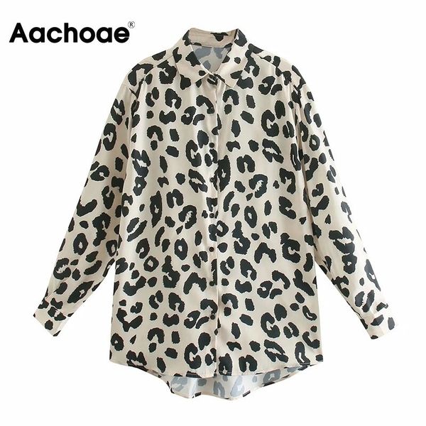 aachoae streetwear leopard loose blouses shirts long sleeve ladies tunic turn down collar office shirt ropa de mujer 210413, White
aachoae streetwear leopard loose blouses shirts long sleeve ladies tunic turn down collar office shirt ropa de mujer 210413, White