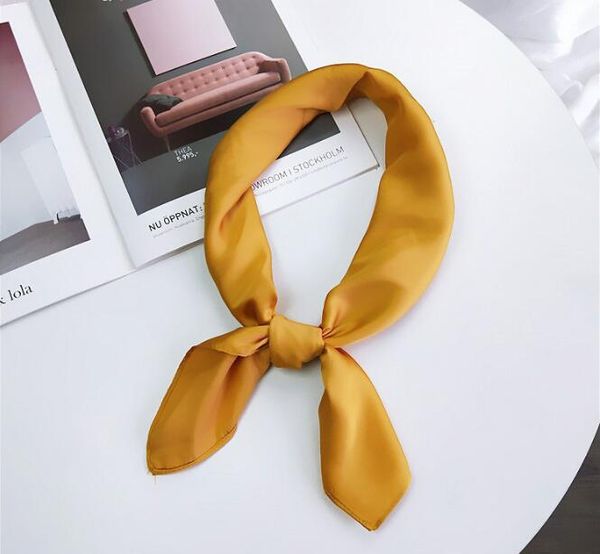 scarves 2021 silk scarf women plain square shawls and wraps fashion solid soft hair tie hijabs foulard neck snood 70*70cm, Blue;gray
scarves 2021 silk scarf women plain square shawls and wraps fashion solid soft hair tie hijabs foulard neck snood 70*70cm, Blue;gray