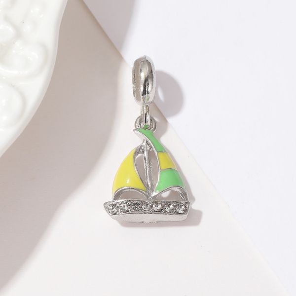 1pcs cute sailboat pendant diy beads adapting to original pandora charm bracelet ladies jewelry making gifts black friday bbsk, Silver
1pcs cute sailboat pendant diy beads adapting to original pandora charm bracelet ladies jewelry making gifts black friday bbsk, Silver
