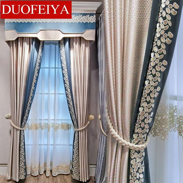 curtain & drapes modern high-end lace stitching blackout curtains luxury embroidered leaf tulle for living room bedroom custom x-ag502#4
curtain & drapes modern high-end lace stitching blackout curtains luxury embroidered leaf tulle for living room bedroom custom x-ag502#4