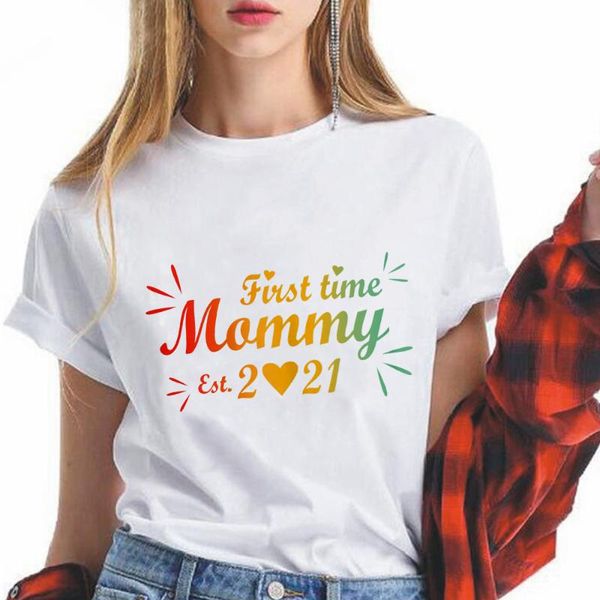 women's t-shirt first time mammy 2021 graphic t shirts mother's day gift tee white fashion european friends forever tshirt
women's t-shirt first time mammy 2021 graphic t shirts mother's day gift tee white fashion european friends forever tshirt