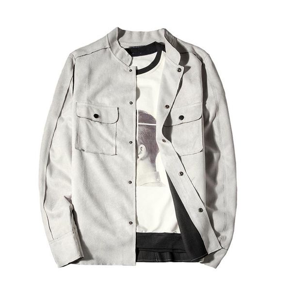 men's jackets mens outerwear personality cut pocket decoration casual stand collar suede jacket coat autumn spring 2colour, Black;brown
men's jackets mens outerwear personality cut pocket decoration casual stand collar suede jacket coat autumn spring 2colour, Black;brown