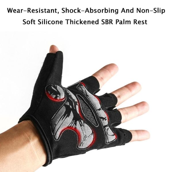cycling gloves outdoor sports sunscreen bicycle finger fitness anti slip breathable riding, Black
cycling gloves outdoor sports sunscreen bicycle finger fitness anti slip breathable riding, Black