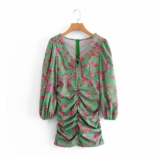 elegant women floral print mini dress fashion ladies bow v-neck draped vestidos streetwear female chic puff sleeve dresses 210427, Black;gray
elegant women floral print mini dress fashion ladies bow v-neck draped vestidos streetwear female chic puff sleeve dresses 210427, Black;gray