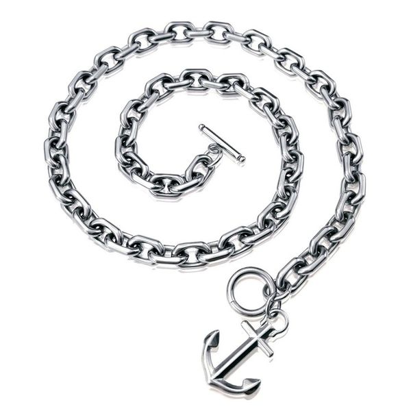 8 5mm chain width 316l solid heavy stainless steel men women 2036inch length necklace curb anchor pendant chain, Silver
8 5mm chain width 316l solid heavy stainless steel men women 2036inch length necklace curb anchor pendant chain, Silver