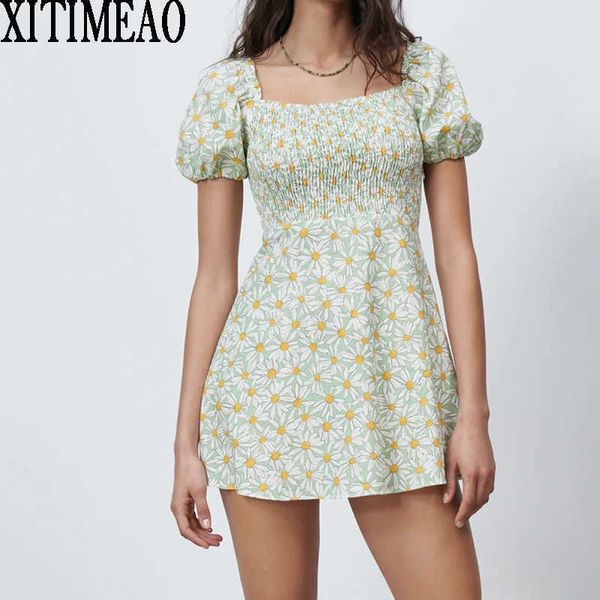 za women dress short sleeve square neck tightness high waist skirt female holiday swing a line mini xitimeao 210604, Black;gray
za women dress short sleeve square neck tightness high waist skirt female holiday swing a line mini xitimeao 210604, Black;gray