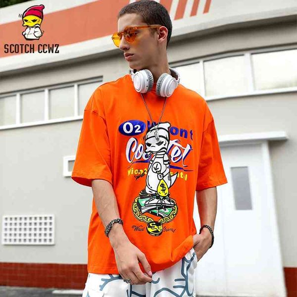 ccwz short sleeve t-shirt fashion brand couple's 2021 new summer trend american hip hop street loose men's wear, White;black
ccwz short sleeve t-shirt fashion brand couple's 2021 new summer trend american hip hop street loose men's wear, White;black