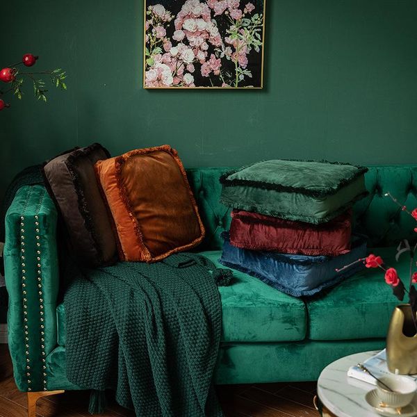 cushion/decorative pillow solid color tassel cushion square velvet chair pad pillows car sofa couch decoration soft warm throw
cushion/decorative pillow solid color tassel cushion square velvet chair pad pillows car sofa couch decoration soft warm throw