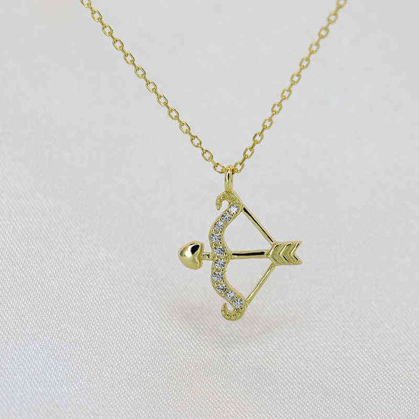 chain necklace 925 sterling silver 14k gold plated cupid arrow love pendant clavicle women party jewelry
chain necklace 925 sterling silver 14k gold plated cupid arrow love pendant clavicle women party jewelry