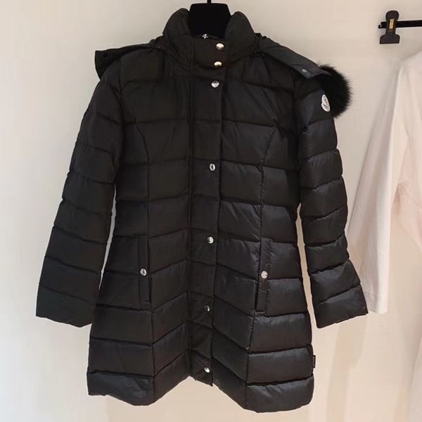 women's down & parkas quality black hooded long winter warm concise fur women coats zipper and buckles design1 xgw4
women's down & parkas quality black hooded long winter warm concise fur women coats zipper and buckles design1 xgw4