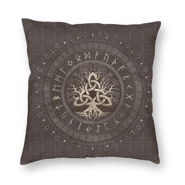 cushion/decorative pillow tree of life with triquetra brown leather and gold cushion cover viking norse yggdrasil floor case for sofa
cushion/decorative pillow tree of life with triquetra brown leather and gold cushion cover viking norse yggdrasil floor case for sofa