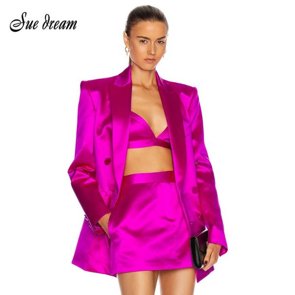 two piece dress casual three-piece set for female lapel collar long sleeve coat autumn vest with high waist short women's, White
two piece dress casual three-piece set for female lapel collar long sleeve coat autumn vest with high waist short women's, White