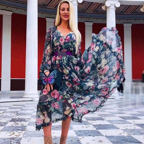 casual dresses 2021 fashion spring and summer print long dress loose holiday ladies elegant, Black;gray
casual dresses 2021 fashion spring and summer print long dress loose holiday ladies elegant, Black;gray