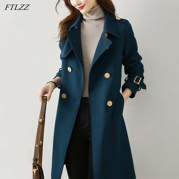 spring autumn women elegant turn-down collar double breasted coat casual ladies mid-long windproof trench with belt 210423, Tan;black
spring autumn women elegant turn-down collar double breasted coat casual ladies mid-long windproof trench with belt 210423, Tan;black