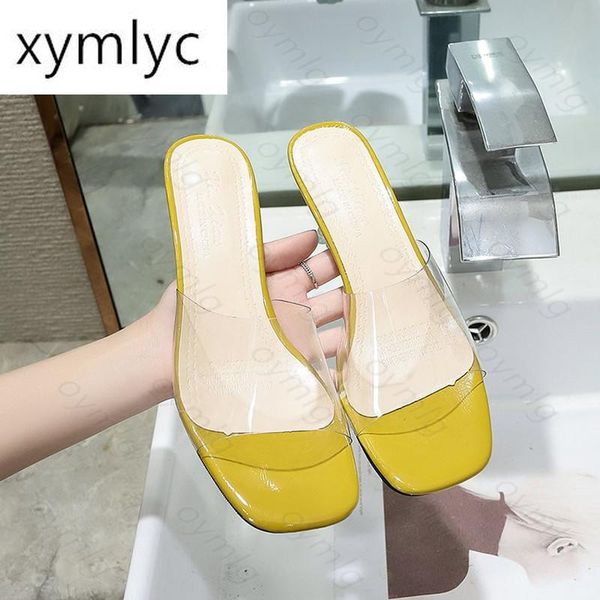 slippers women's shoes high heeled crystal heel thick middle comfortable transparent style fashionable sandal, Black
slippers women's shoes high heeled crystal heel thick middle comfortable transparent style fashionable sandal, Black