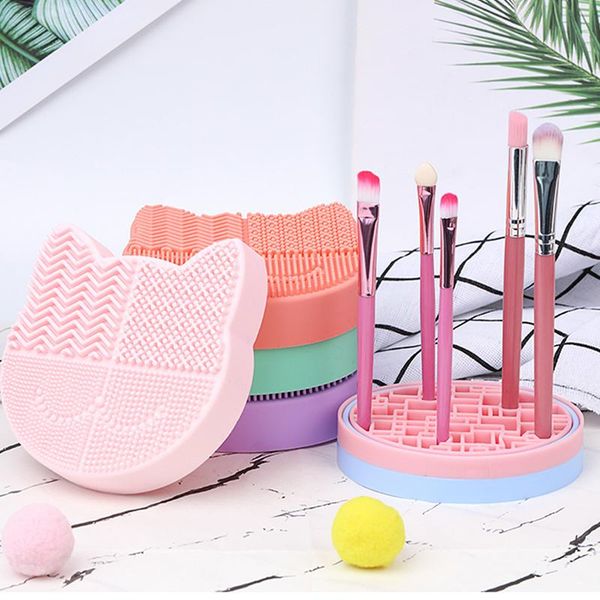 eyebrow tools & stencils silicone makeup brush cleaner storage pad foundation beauty cosmetic scrubber board washing cleaning mat gel hand t
eyebrow tools & stencils silicone makeup brush cleaner storage pad foundation beauty cosmetic scrubber board washing cleaning mat gel hand t
